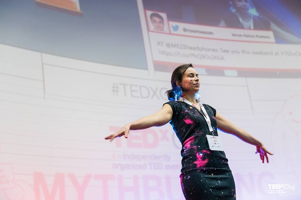 Adriana la TEDx Cluj